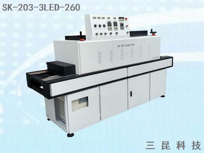 LEDUV机LEDUV固化机UV树脂LEDUV光固化机UV油墨LEDUV固化炉SK-203-3LED-260
