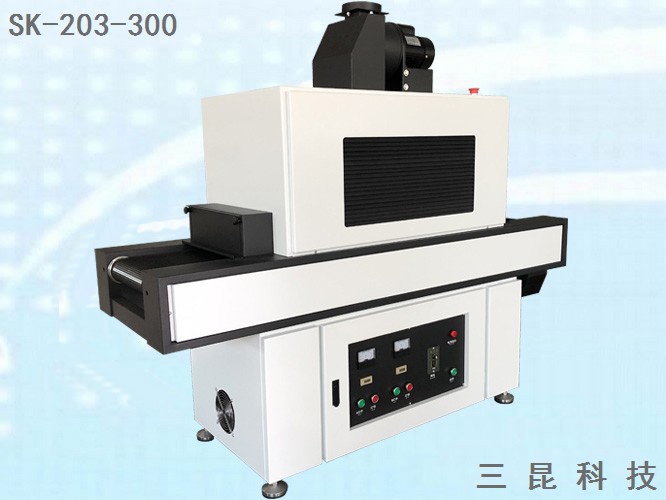 数据线排线行业紫外线UV光固化机SK-203-300